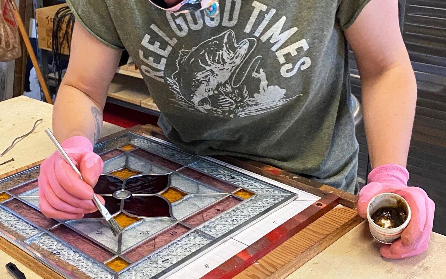 LEAD CAME METHOD STAINED GLASS — Cottonwood Center for the Arts